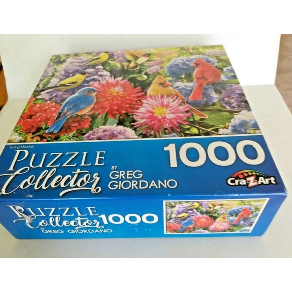 The Puzzle Collector's Art Series Cra-Z-Art by Greg Giordano - "Spring Meetup" - Picture 2 of 10